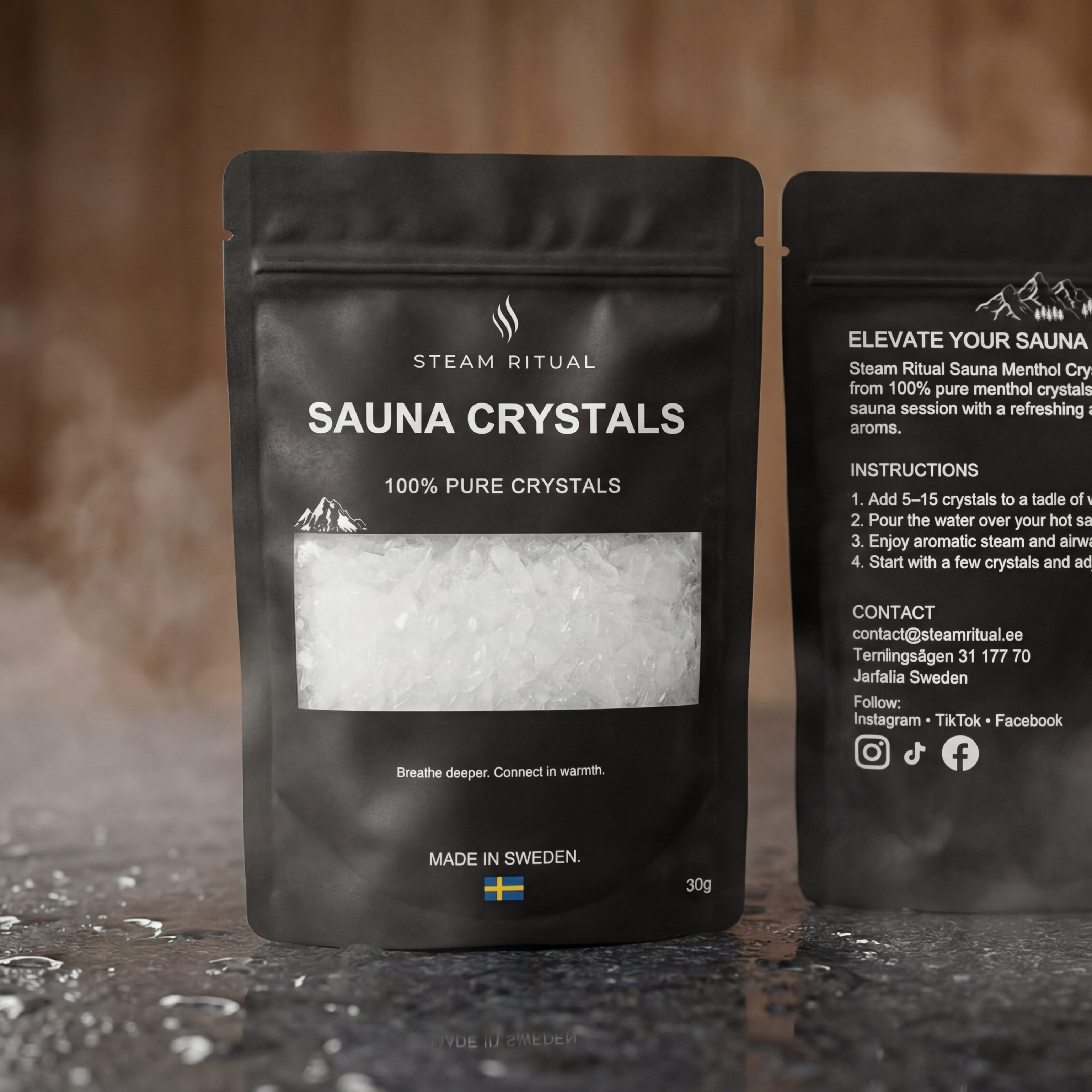 Sauna crystals